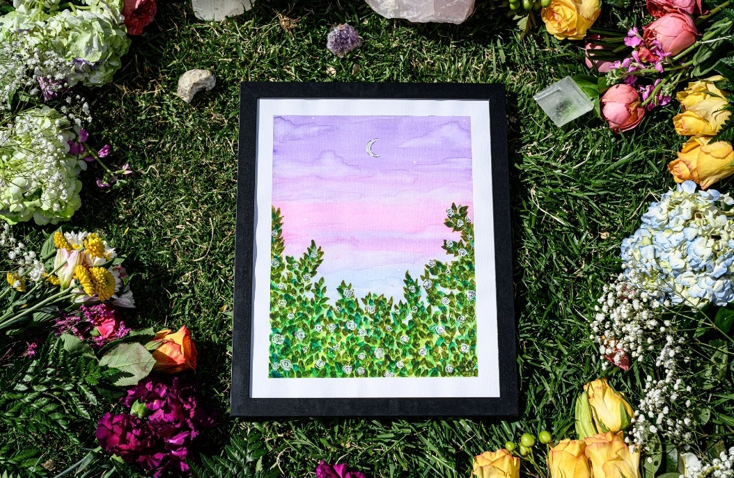 Hello Camellia Painting