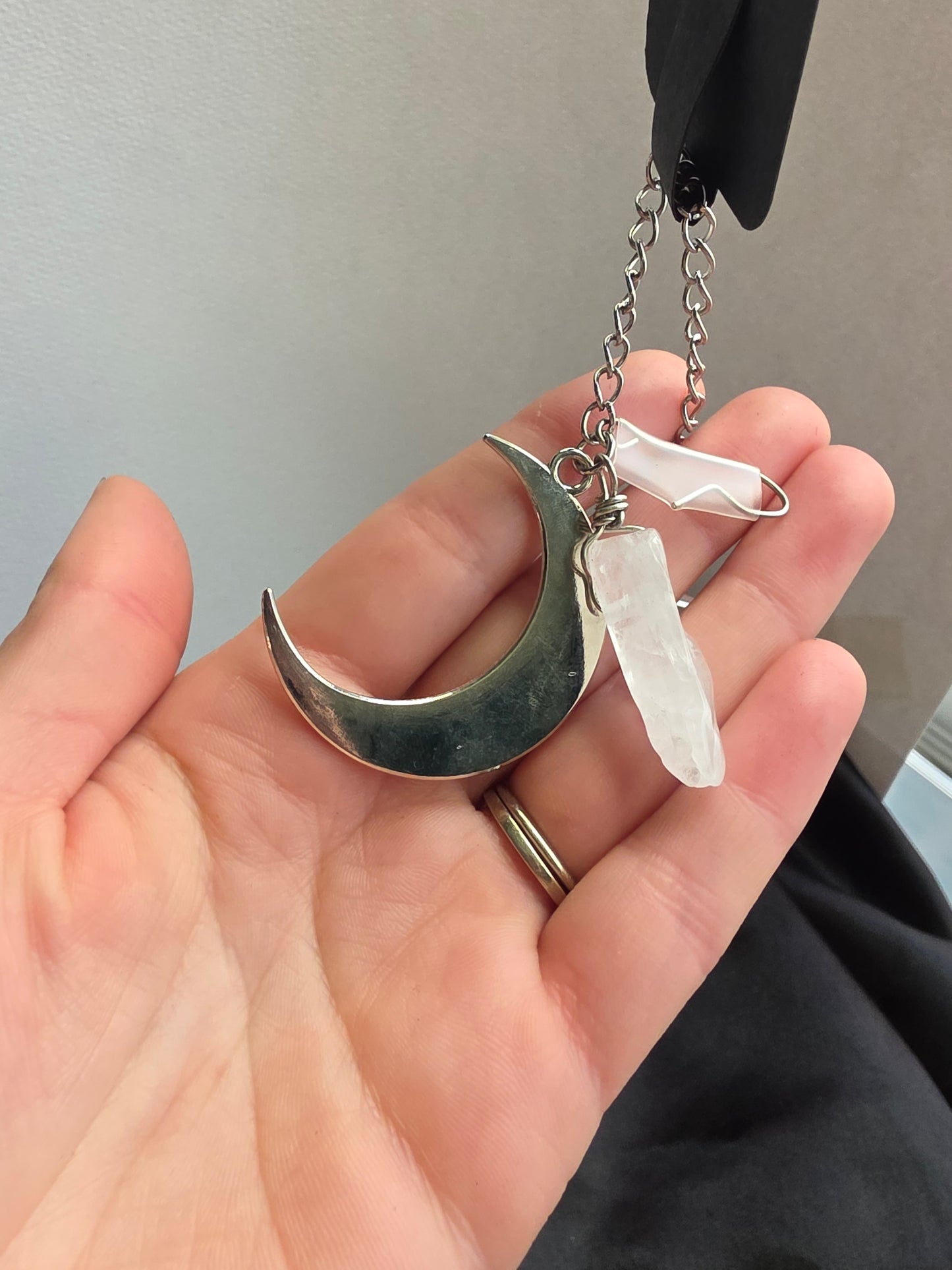 Clear Quartz Moon Tea & Herb Infuser