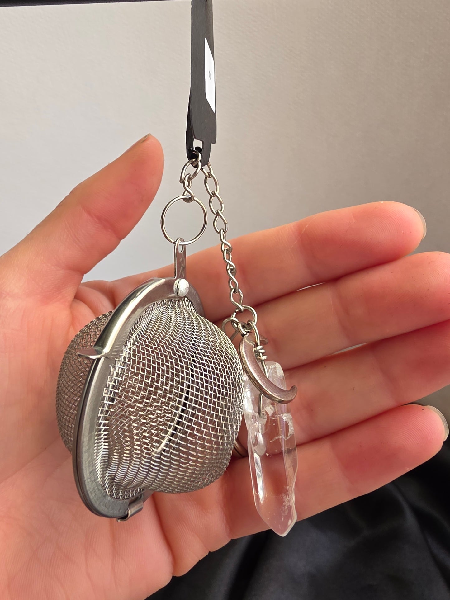 Clear Quartz Moon Tea & Herb Infuser