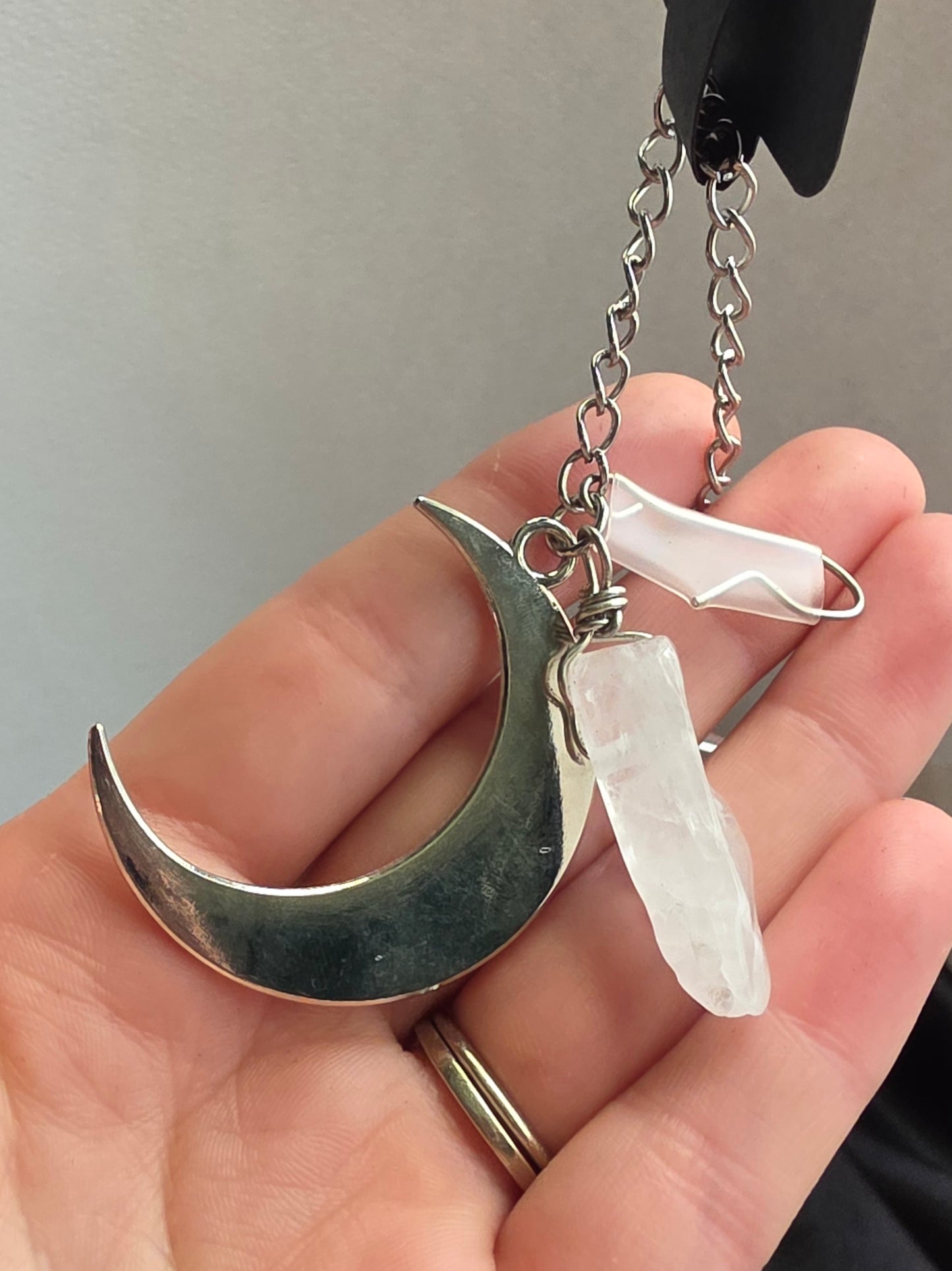 Clear Quartz Moon Tea & Herb Infuser