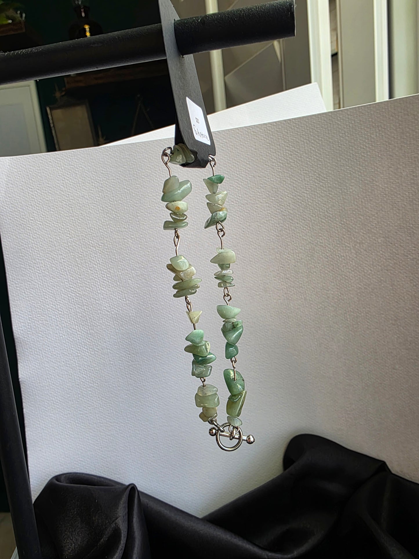 Green Aventurine Chain Link Bracelet